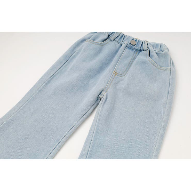 【2点セット】オープンショルダーレイヤードライクプリントトップス＋デニムパンツ | URBAN CHERRY | 詳細画像26 