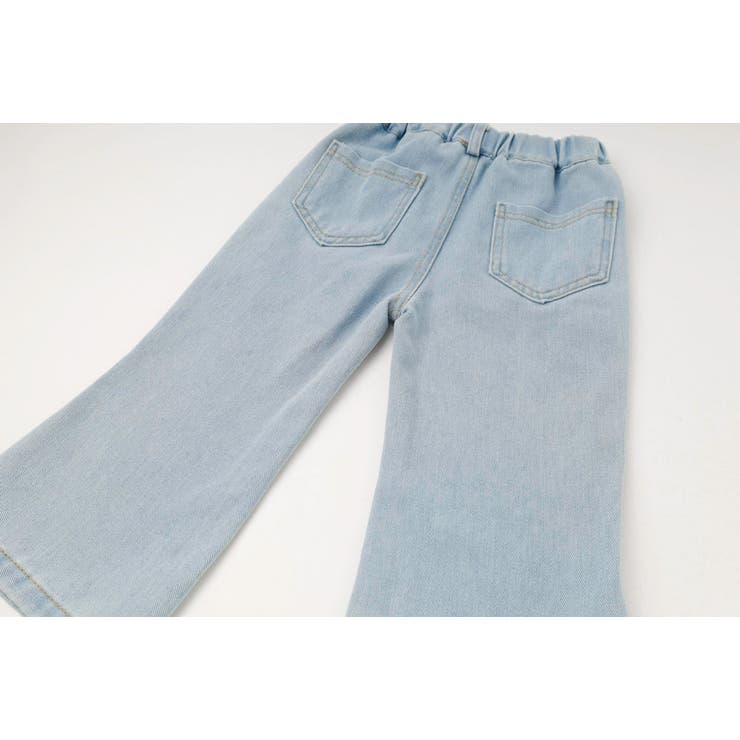 【2点セット】オープンショルダーレイヤードライクプリントトップス＋デニムパンツ | URBAN CHERRY | 詳細画像29 