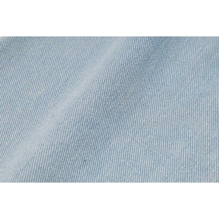 【2点セット】オープンショルダーレイヤードライクプリントトップス＋デニムパンツ | URBAN CHERRY | 詳細画像31 