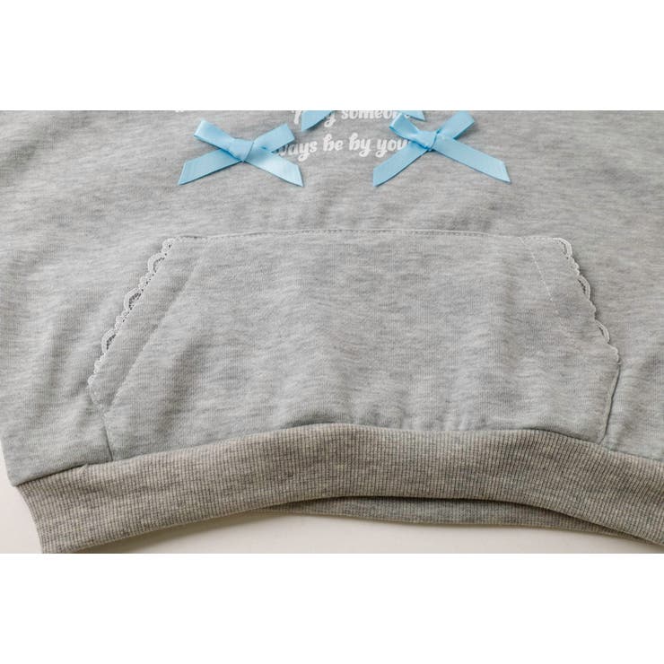 【2点セット】リボンデザインフロントロゴフーディ＋ティアードスカート | URBAN CHERRY | 詳細画像19 