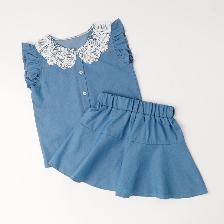 フリルカラーデザイントップス＋フレアショートパンツ | URBAN CHERRY | 詳細画像2 