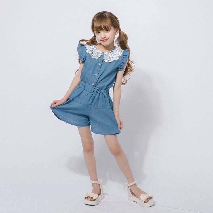 フリルカラーデザイントップス＋フレアショートパンツ | URBAN CHERRY | 詳細画像21 