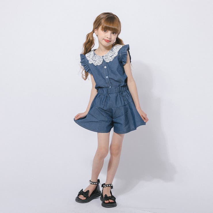 フリルカラーデザイントップス＋フレアショートパンツ | URBAN CHERRY | 詳細画像24 