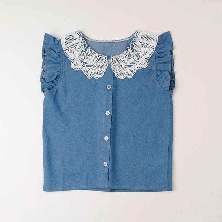 フリルカラーデザイントップス＋フレアショートパンツ | URBAN CHERRY | 詳細画像5 