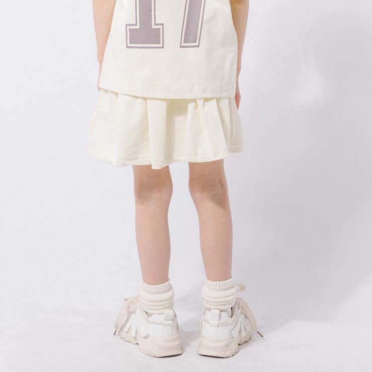 【2点セット】ナンバーロゴプリントTシャツ＋プリーツスカート | URBAN CHERRY | 詳細画像18 