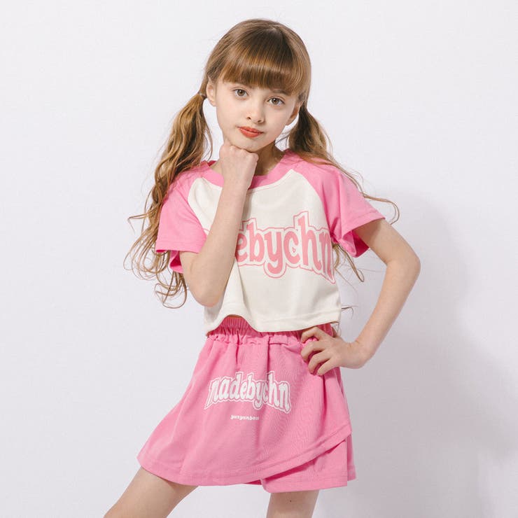 【2点セット】ロゴプリントラグランTシャツ＋フロントプリントスカート | URBAN CHERRY | 詳細画像10 