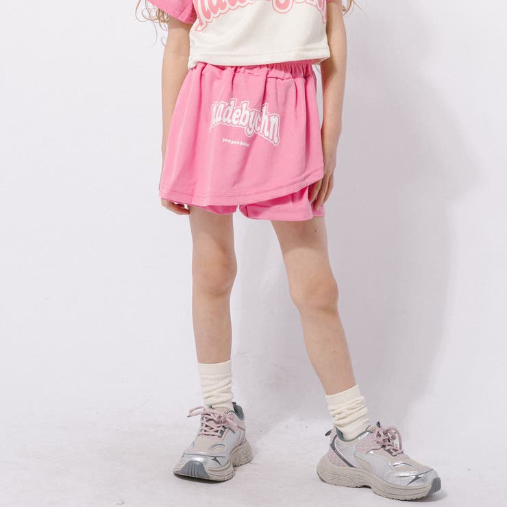 【2点セット】ロゴプリントラグランTシャツ＋フロントプリントスカート | URBAN CHERRY | 詳細画像16 