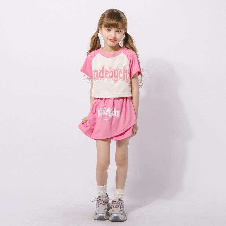 【2点セット】ロゴプリントラグランTシャツ＋フロントプリントスカート | URBAN CHERRY | 詳細画像20 