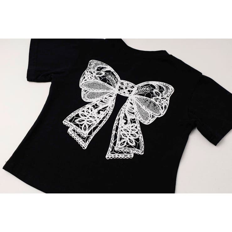 【2点セット】バックリボンレースデザインTシャツ＋ティアードスカート | URBAN CHERRY | 詳細画像28 