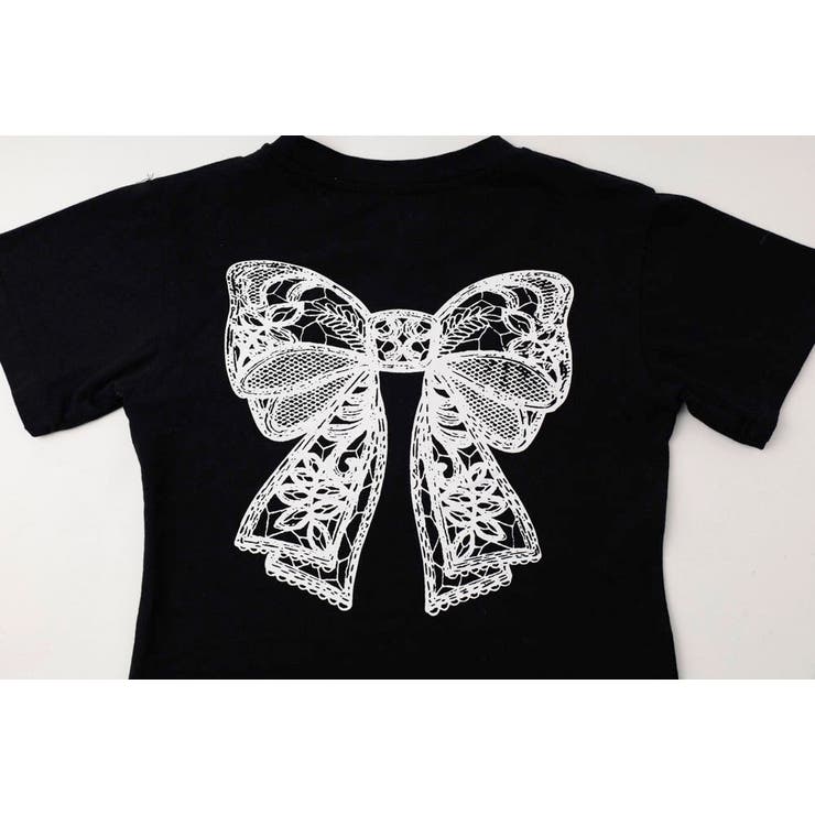 【2点セット】バックリボンレースデザインTシャツ＋ティアードスカート | URBAN CHERRY | 詳細画像32 