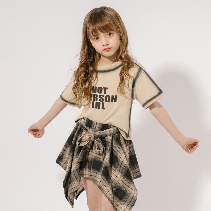 【2点セット】スプレープリントデザインTシャツ＋シャツライクスカート | URBAN CHERRY | 詳細画像31 