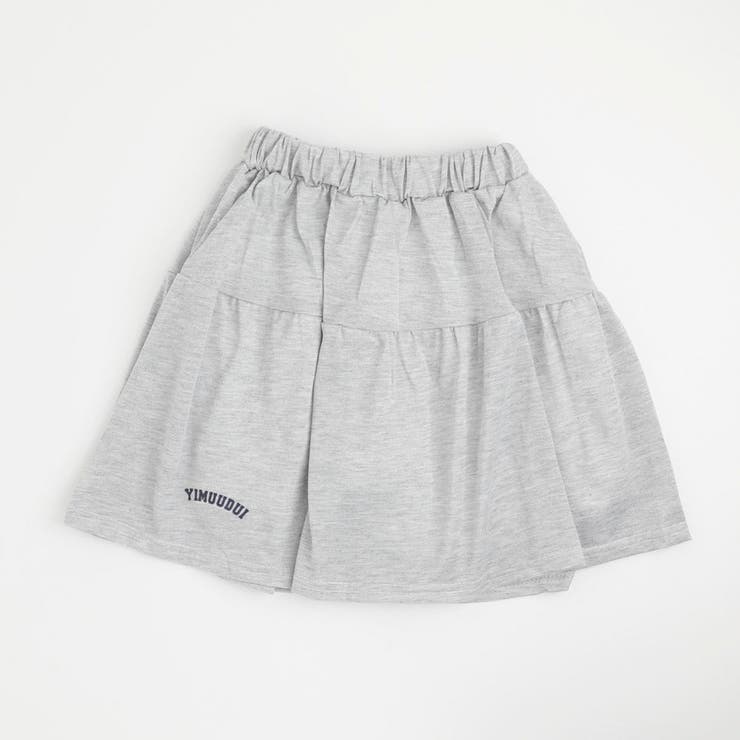 【2点セット】クロップドロゴプリントポロトップス＋フレアスカート | URBAN CHERRY | 詳細画像9 