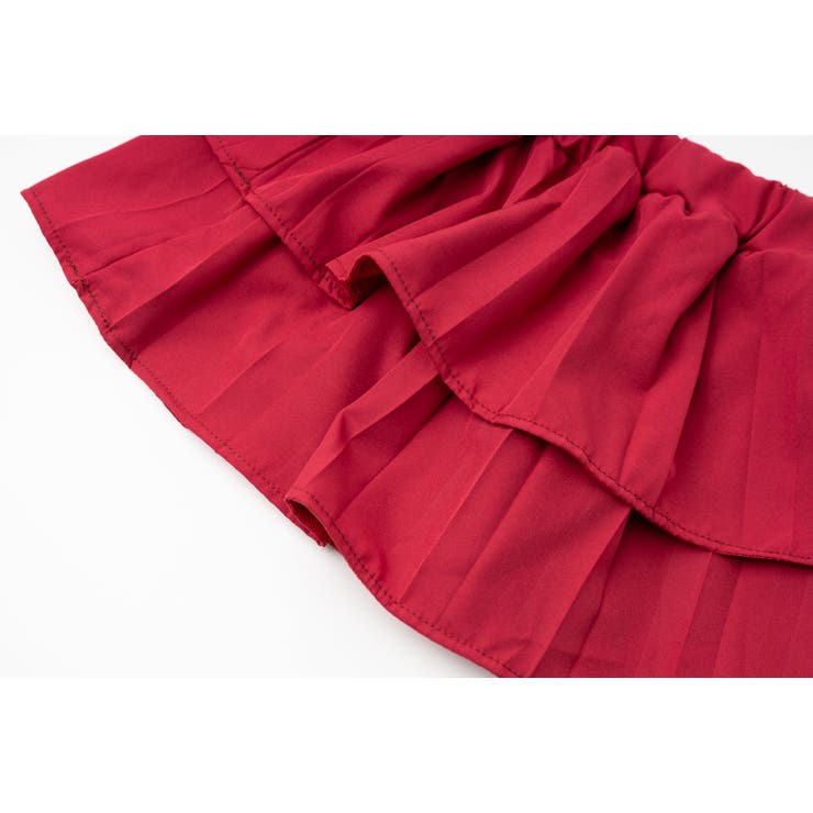 【2点セット】サイドラインロゴプリントトップス＋ティアードスカート | URBAN CHERRY | 詳細画像35 