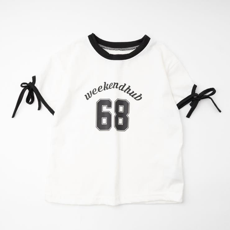 【2点セット】サイドラインロゴプリントトップス＋ティアードスカート | URBAN CHERRY | 詳細画像5 