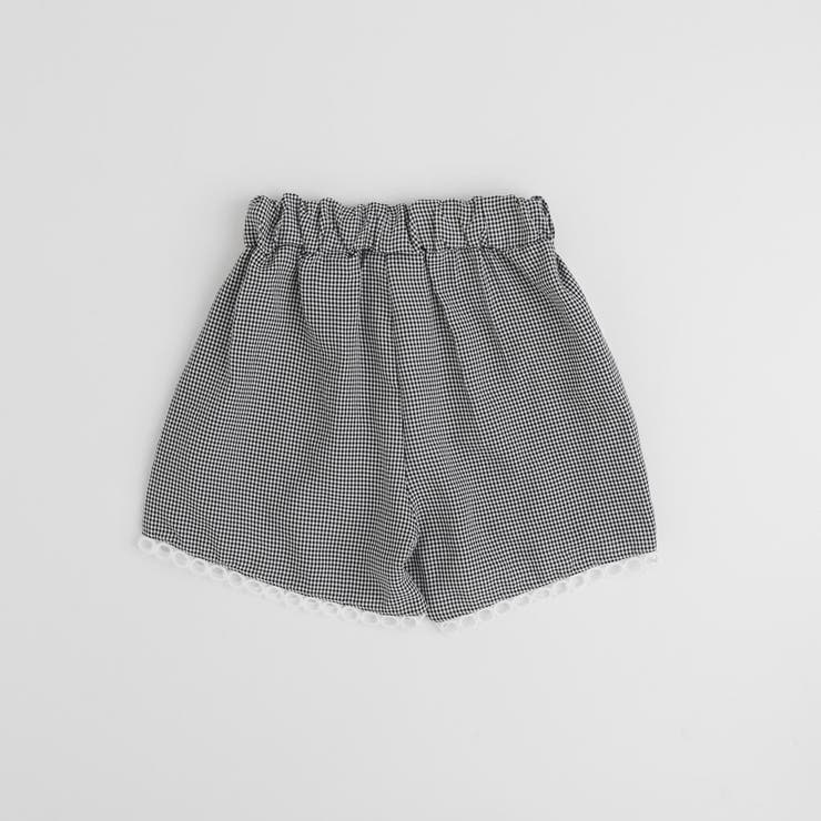 【2点セット】ギンガムチェックボウタイノースリーブブラウス＋ショートパンツ | URBAN CHERRY | 詳細画像18 