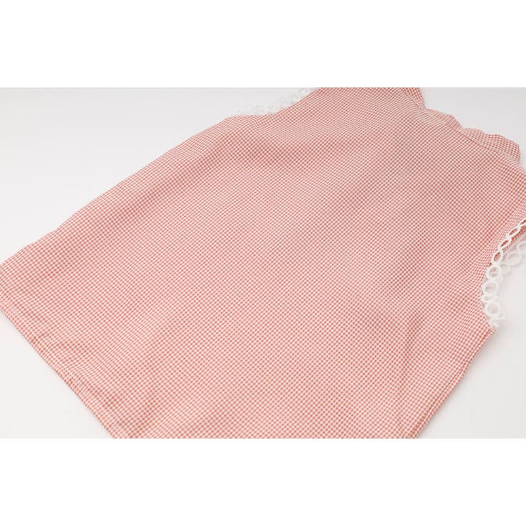 【2点セット】ギンガムチェックボウタイノースリーブブラウス＋ショートパンツ | URBAN CHERRY | 詳細画像35 
