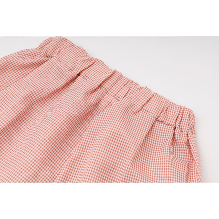 【2点セット】ギンガムチェックボウタイノースリーブブラウス＋ショートパンツ | URBAN CHERRY | 詳細画像39 