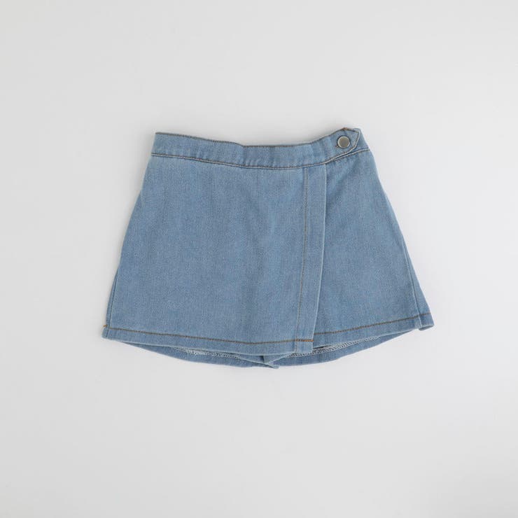 【2点セット】カットワークレーススクエアネックブラウス＋デニムキュロットスカート | URBAN CHERRY | 詳細画像10 
