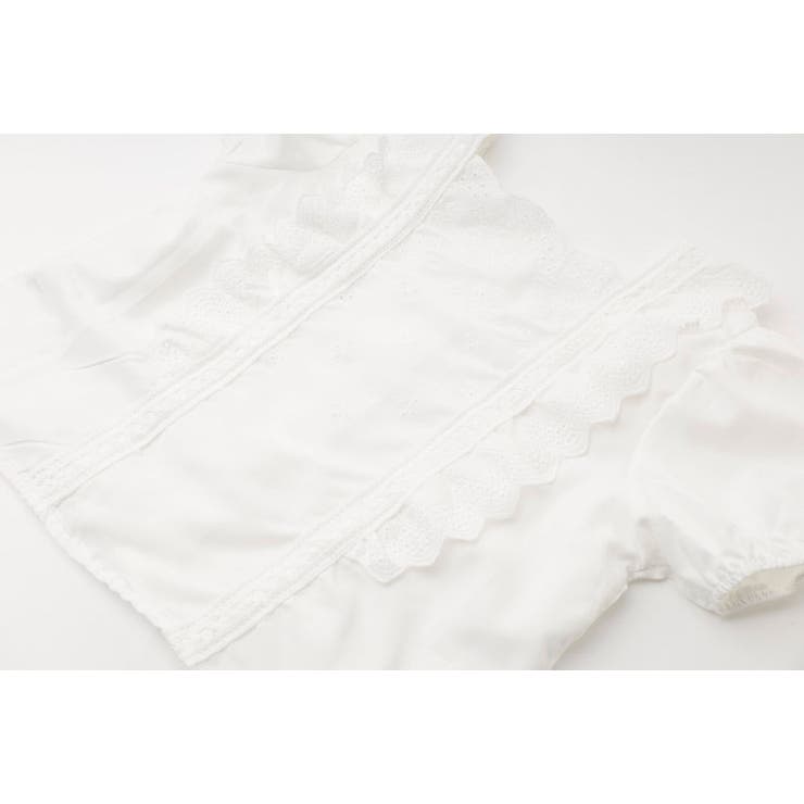 【2点セット】カットワークレーススクエアネックブラウス＋デニムキュロットスカート | URBAN CHERRY | 詳細画像18 