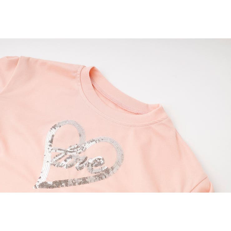 【2点セット】サイドギャザーハートTシャツ＋アシンメトリーダメージデニムスカート | URBAN CHERRY | 詳細画像24 