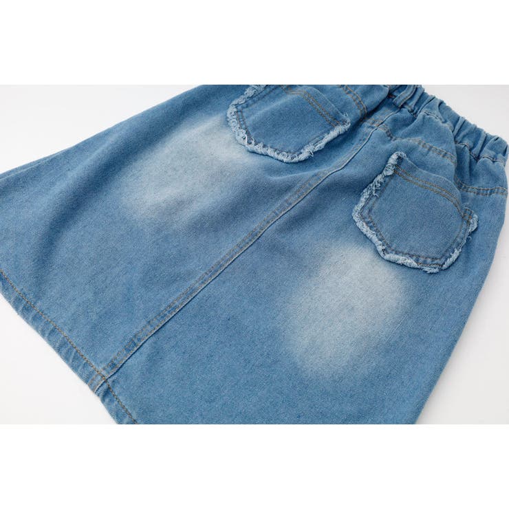 【2点セット】サイドギャザーハートTシャツ＋アシンメトリーダメージデニムスカート | URBAN CHERRY | 詳細画像40 