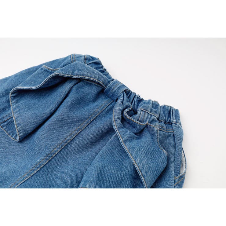 【2点セット】レースフリルドッキングキャットプリントTシャツ＋デニムショートパン… | URBAN CHERRY | 詳細画像29 