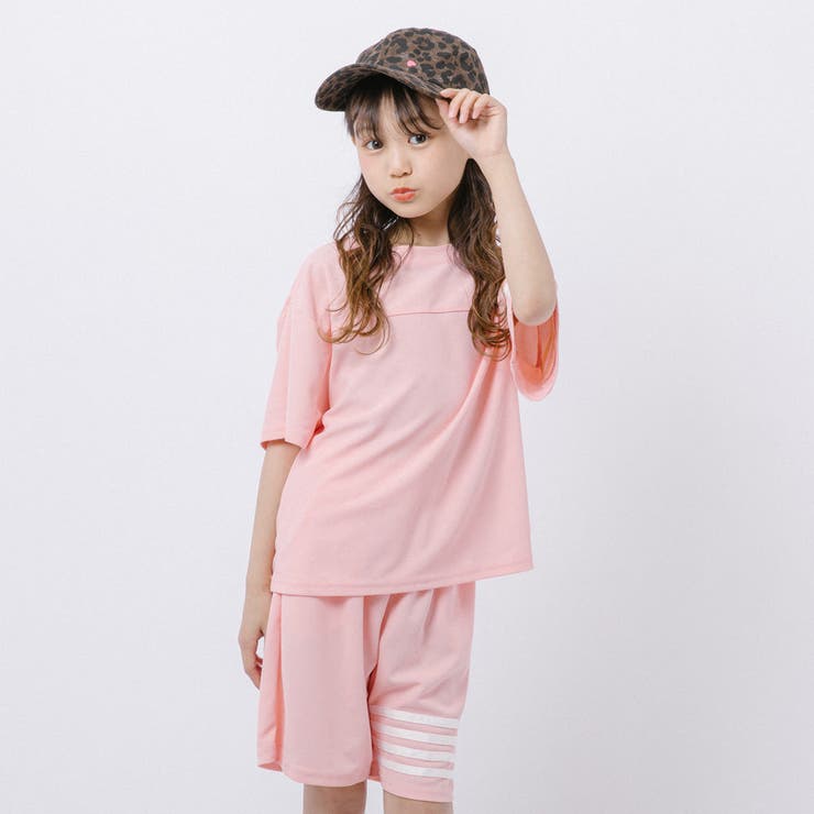 【2点セット】ラインデザインルーズTシャツ＋ショートパンツ | URBAN CHERRY | 詳細画像11 