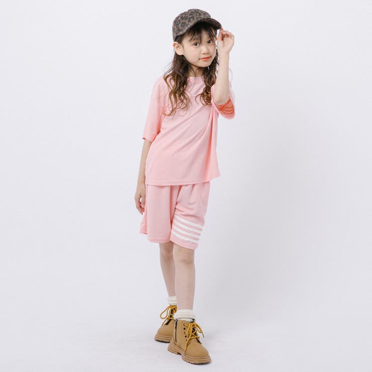 【2点セット】ラインデザインルーズTシャツ＋ショートパンツ | URBAN CHERRY | 詳細画像24 