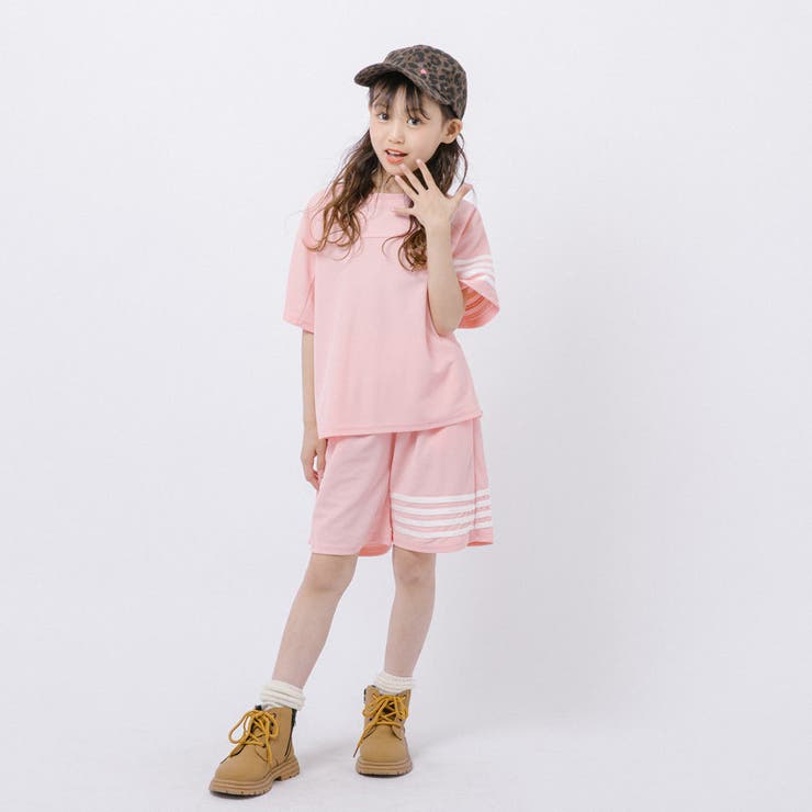 【2点セット】ラインデザインルーズTシャツ＋ショートパンツ | URBAN CHERRY | 詳細画像41 
