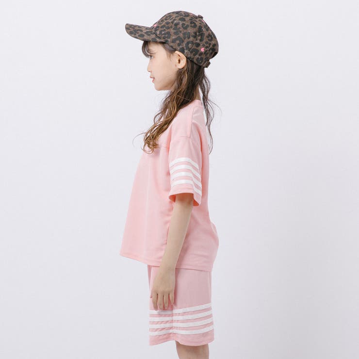 【2点セット】ラインデザインルーズTシャツ＋ショートパンツ | URBAN CHERRY | 詳細画像9 