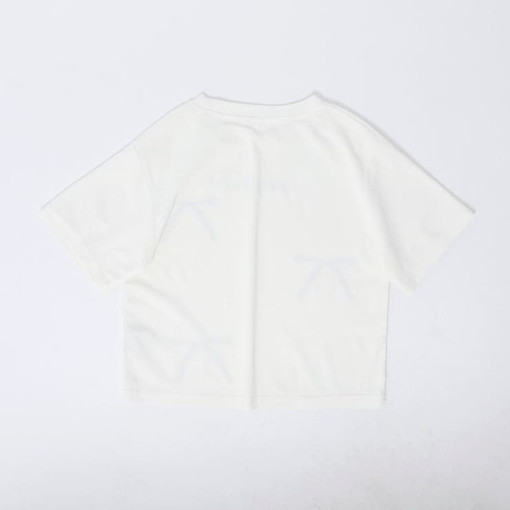 【2点セット】リボンプリントオーバーサイズTシャツ＋カラーストレートパンツ | URBAN CHERRY | 詳細画像6 