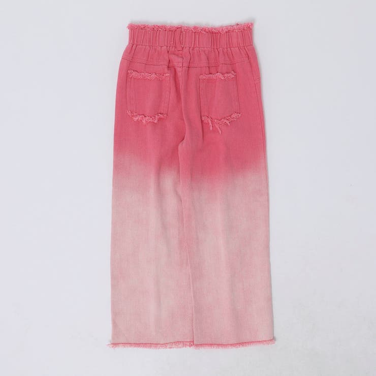 【2点セット】バタフライデザインタンクトップ＋グラデーションダメージデニムパンツ | URBAN CHERRY | 詳細画像18 