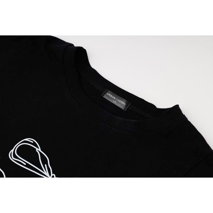 【2点セット】リボンプリントクロップドTシャツ＋フリルドッキングパンツ | URBAN CHERRY | 詳細画像20 