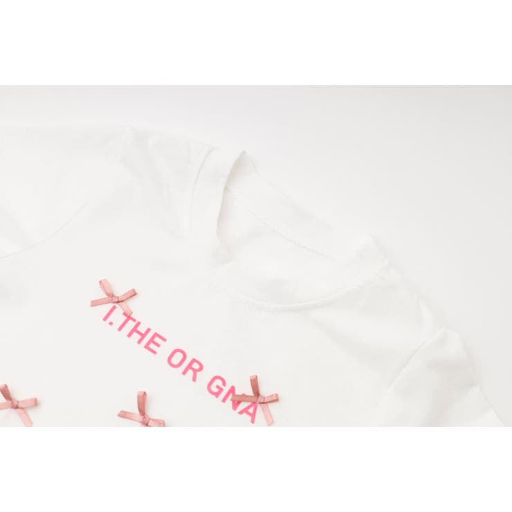 【2点セット】ミニリボンデザインTシャツ＋プリーツティアードスカート | URBAN CHERRY | 詳細画像15 