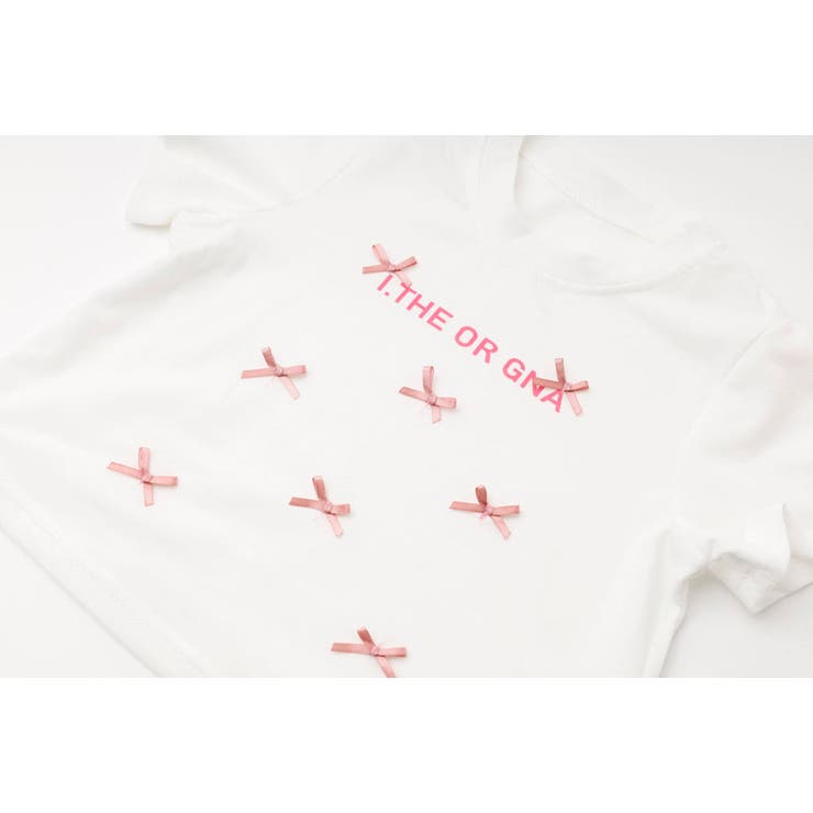【2点セット】ミニリボンデザインTシャツ＋プリーツティアードスカート | URBAN CHERRY | 詳細画像16 