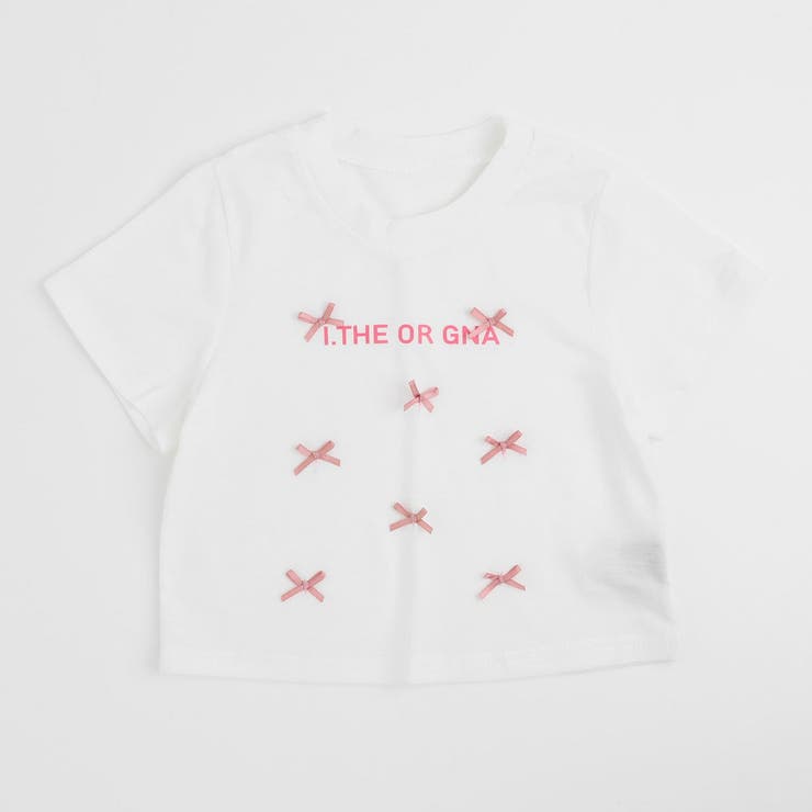 【2点セット】ミニリボンデザインTシャツ＋プリーツティアードスカート | URBAN CHERRY | 詳細画像4 