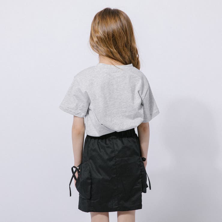 【2点セット】フレンチロゴプリントリボンTシャツ＋カーゴミニスカート | URBAN CHERRY | 詳細画像7 