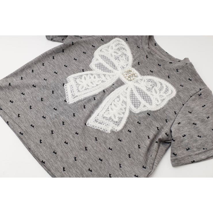 【2点セット】レースリボンミニドットTシャツ＋レーススカート | URBAN CHERRY | 詳細画像18 