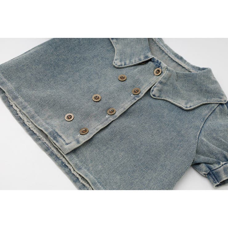 【2点セット】デニムスカラップカラートップス＋プリーツスカート | URBAN CHERRY | 詳細画像17 