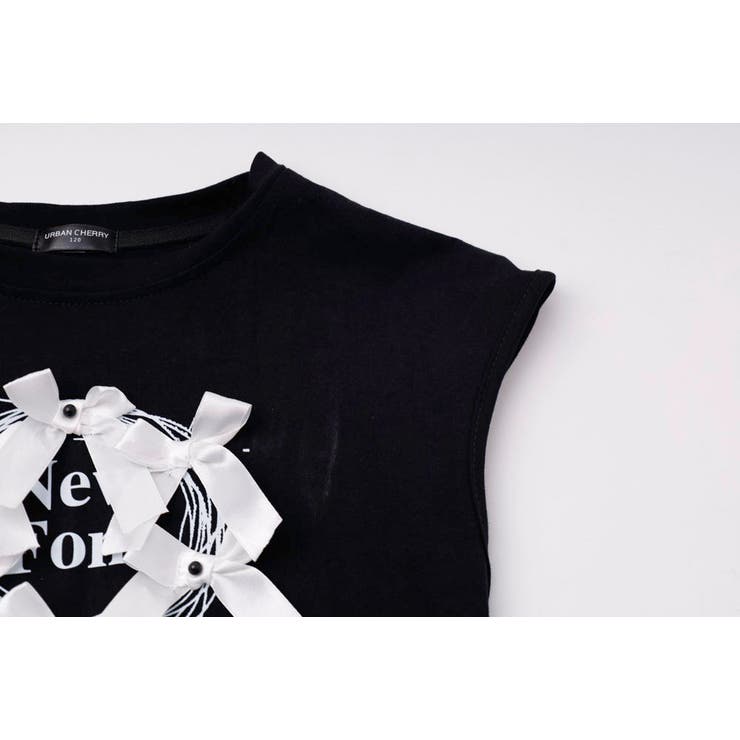 【2点セット】パールリボンフレンチスリーブTシャツ＋ティアードスカート | URBAN CHERRY | 詳細画像28 
