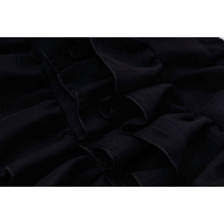 【2点セット】パールリボンフレンチスリーブTシャツ＋ティアードスカート | URBAN CHERRY | 詳細画像39 