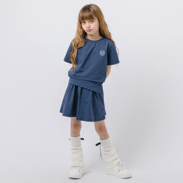 【2点セット】ワンポイントクロップドトップス＋レイヤードライクスカート | URBAN CHERRY | 詳細画像23 