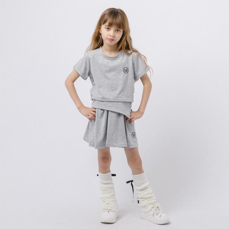 【2点セット】ワンポイントクロップドトップス＋レイヤードライクスカート | URBAN CHERRY | 詳細画像25 