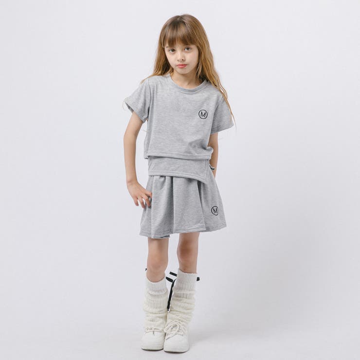 【2点セット】ワンポイントクロップドトップス＋レイヤードライクスカート | URBAN CHERRY | 詳細画像49 