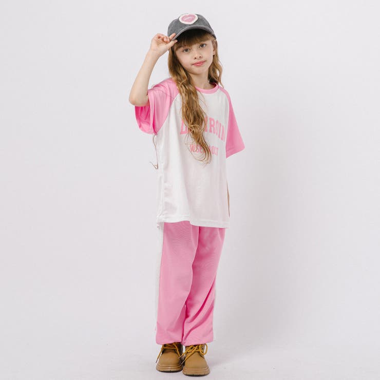 【2点セット】フロントロゴプリントラグラントップス＋サイドラインパンツ | URBAN CHERRY | 詳細画像13 