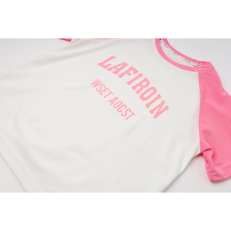 【2点セット】フロントロゴプリントラグラントップス＋サイドラインパンツ | URBAN CHERRY | 詳細画像15 