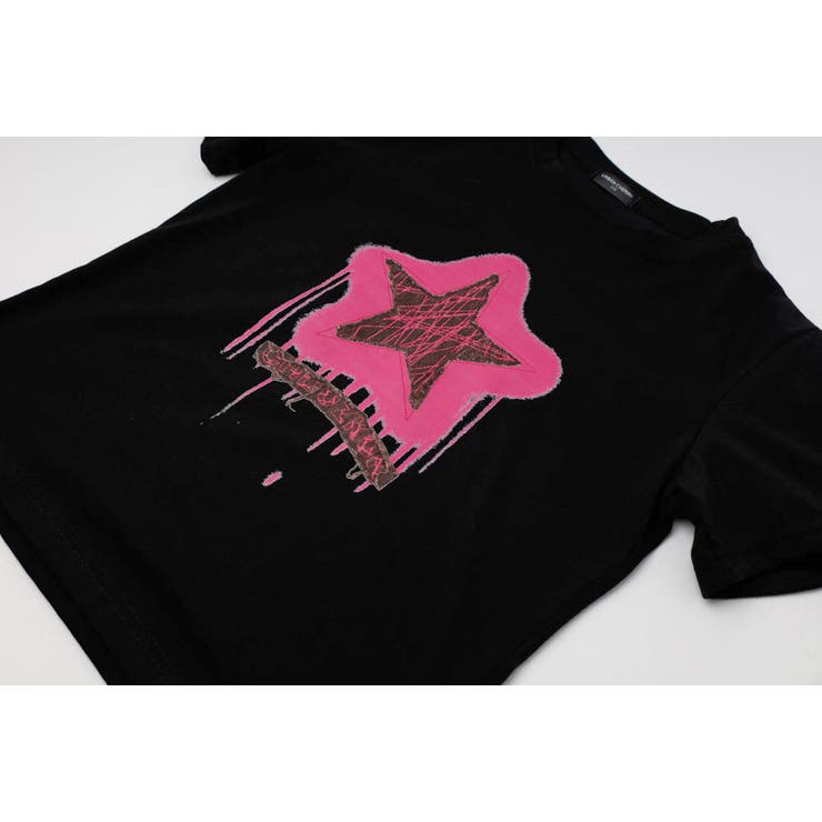 【2点セット】フロントネオンスタープリントTシャツ＋カラーストレートパンツ | URBAN CHERRY | 詳細画像17 