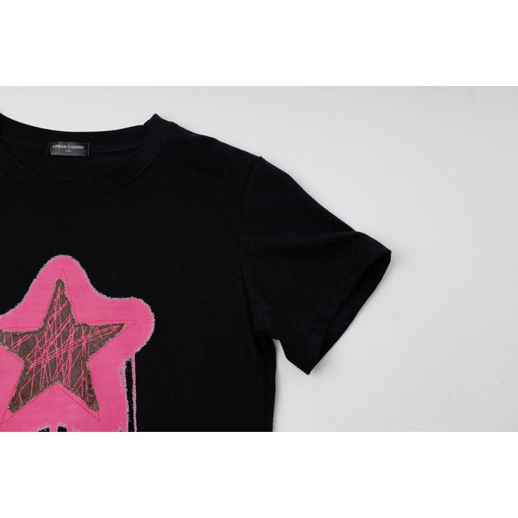 【2点セット】フロントネオンスタープリントTシャツ＋カラーストレートパンツ | URBAN CHERRY | 詳細画像19 