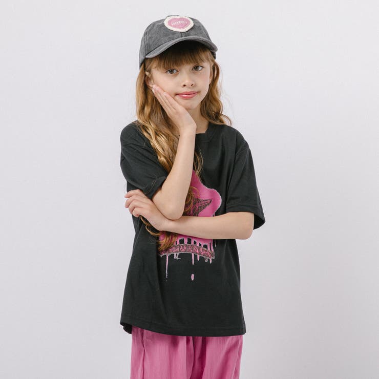 【2点セット】フロントネオンスタープリントTシャツ＋カラーストレートパンツ | URBAN CHERRY | 詳細画像34 