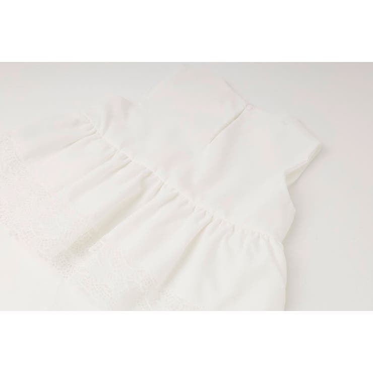 【2点セット】ノースリーブレースペプラムトップス＋デニムパンツ | URBAN CHERRY | 詳細画像23 